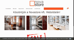 Desktop Screenshot of novastore.hu