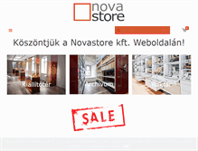 Tablet Screenshot of novastore.hu